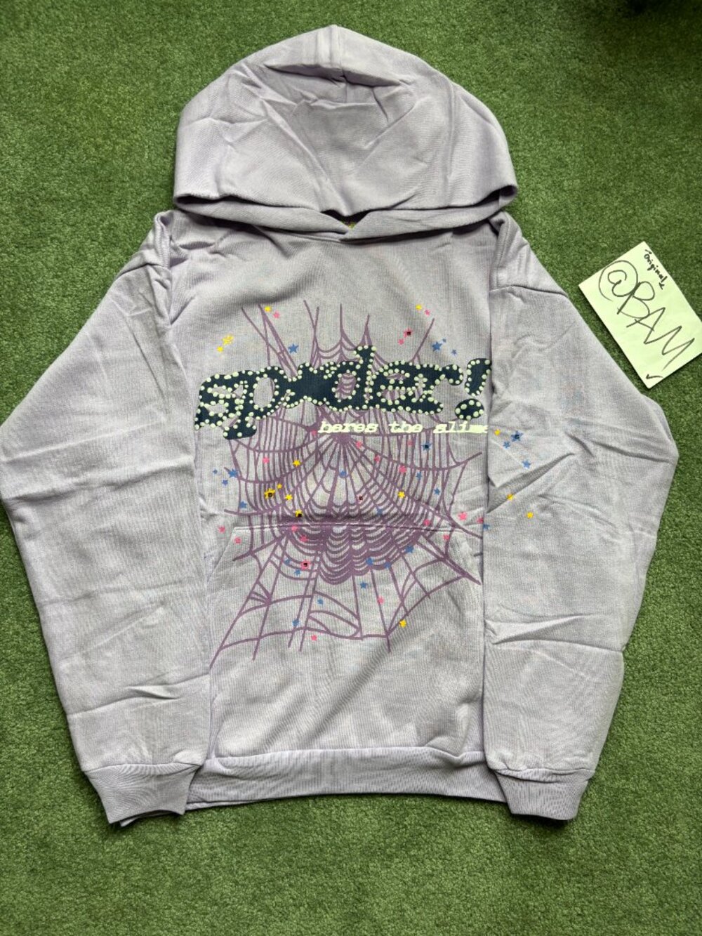 Sp5der Spider (Sp*der) Hoodie - Acai